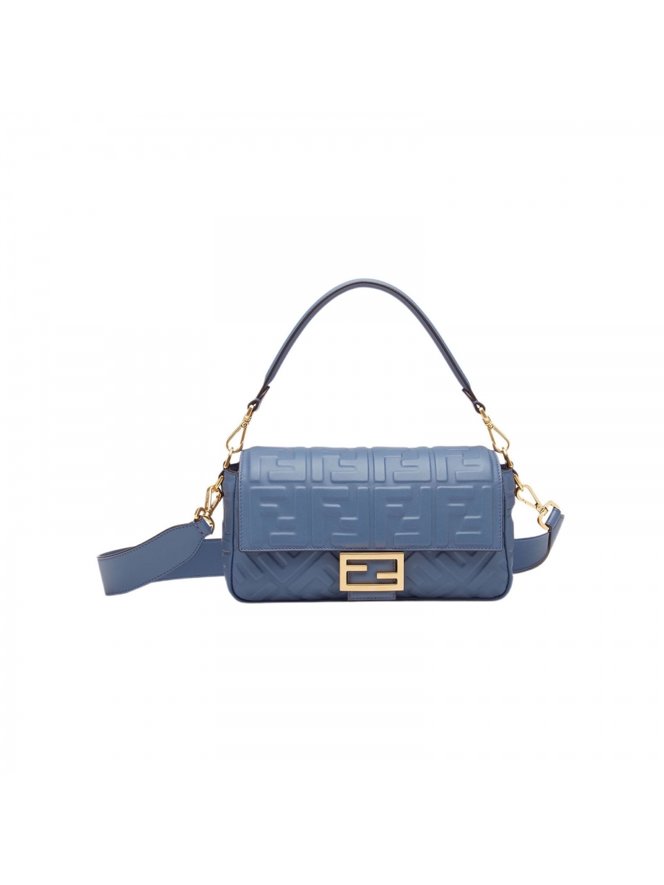 Сумка из кожи Fendi Baguette